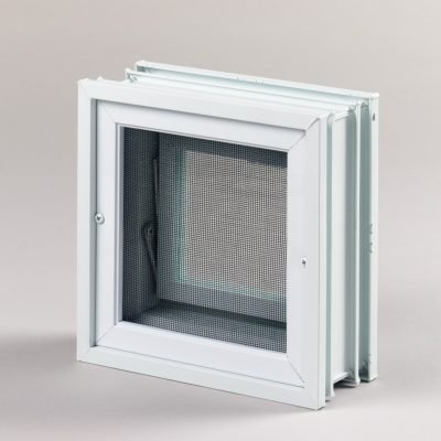 Went 1x1 okno wentylacyjne do pustaków szklanych i luksferów tył