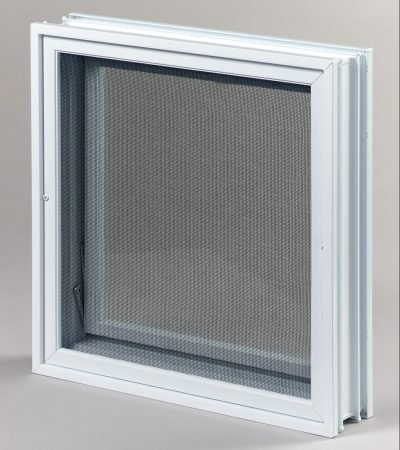 Went 2x2 okno wentylacyjne do pustaków szklanych i luksferów tył